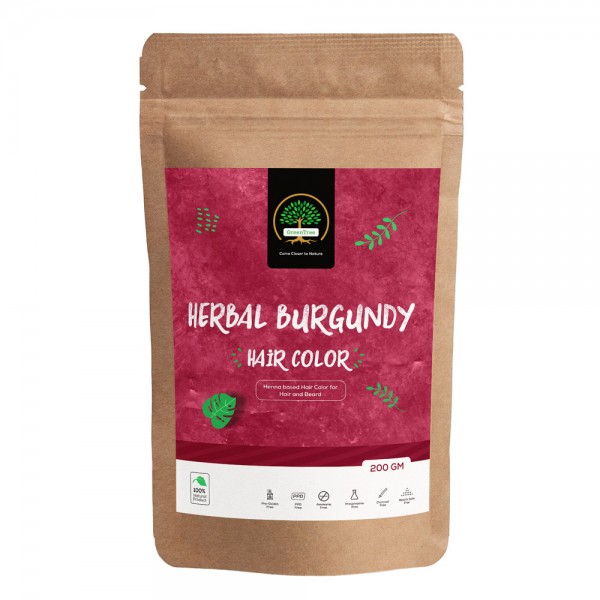Green Tree Burgundy Hair Color