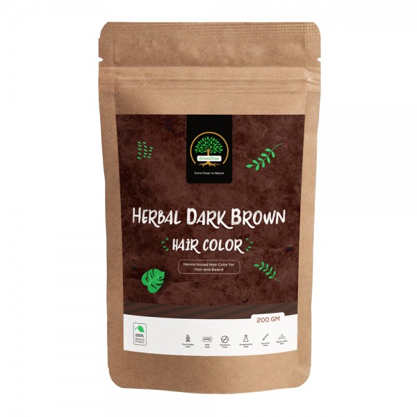 Green Tree Dark Brown Hair Color
